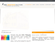 Tablet Screenshot of laboratoriumjarocin.pl